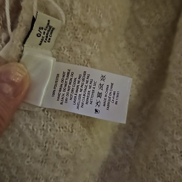 GENTLE FAWN Dusty Pink Color Block Fringe Winter Shawl Scarf - Picture 8 of 9